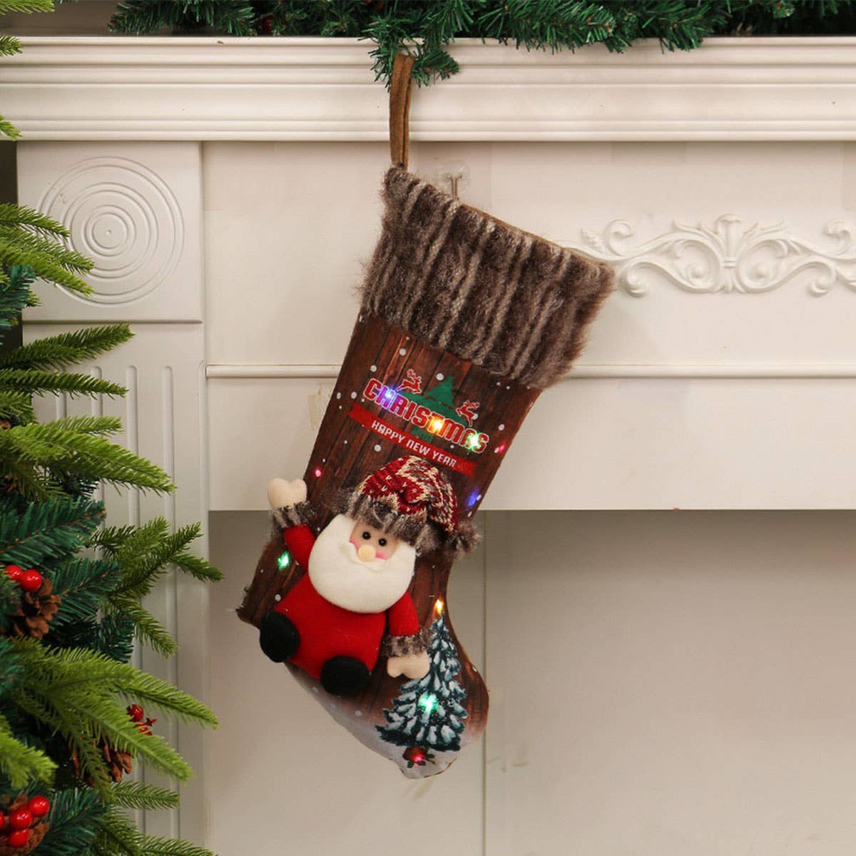 CHRISTMAS SOCKS CHILDREN GIFT BAG CANDY BAG