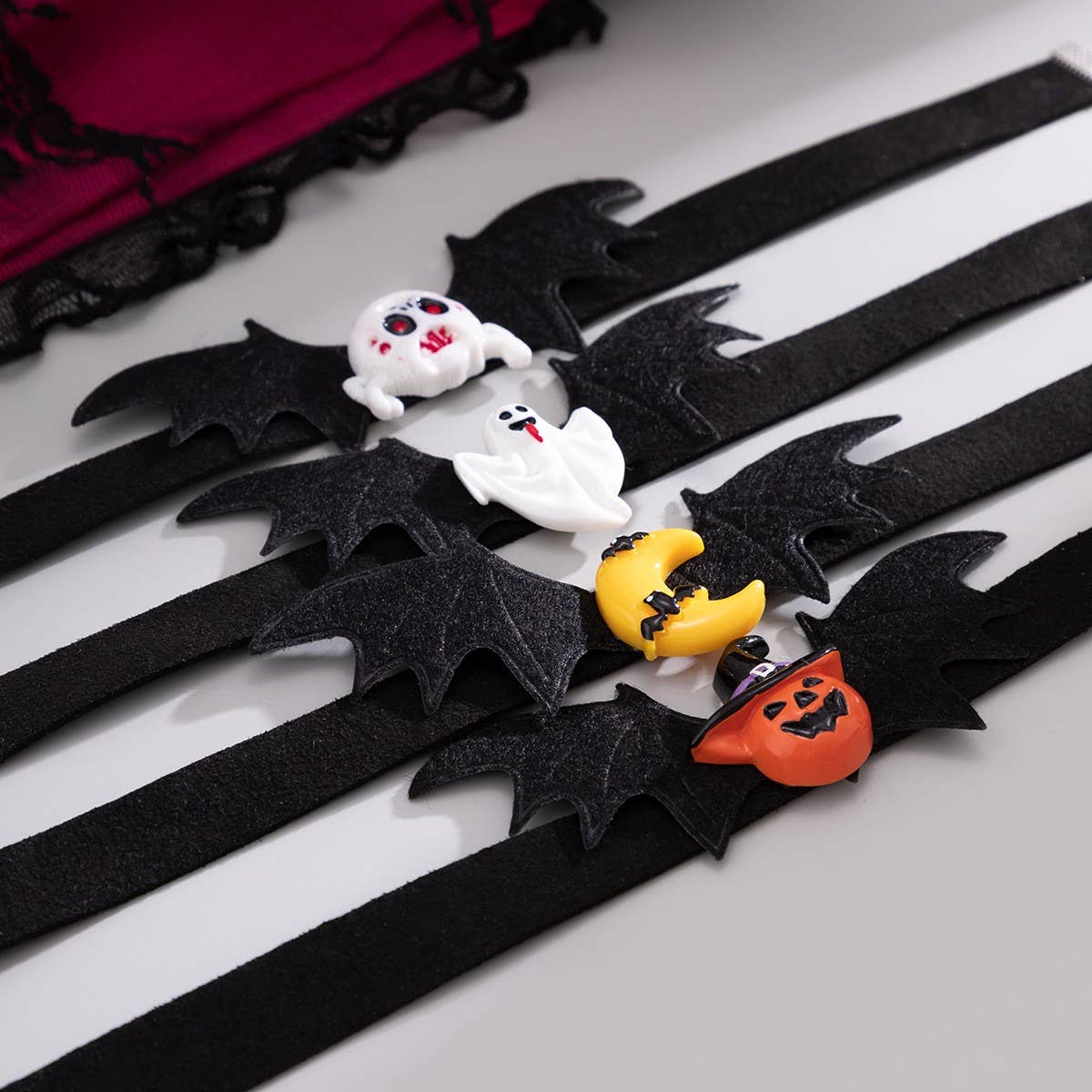 SWEET COOL HALLOWEEN PUMPKIN GHOST NECKLACE