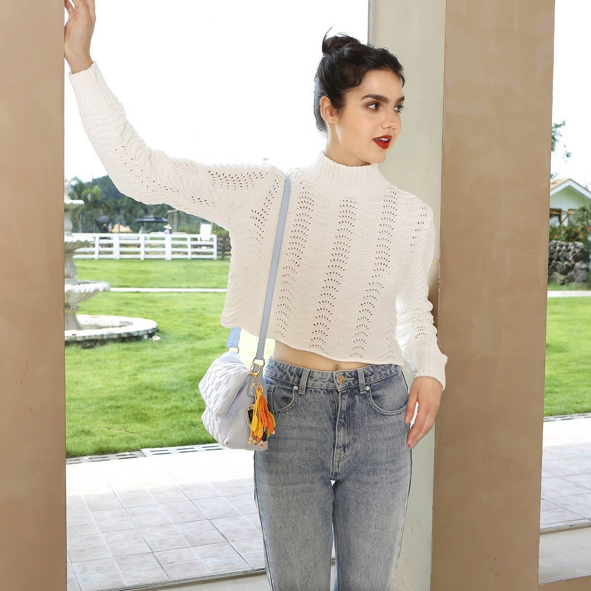 HAND-WOVEN CREATIVE WHEAT EARS KEYCHAIN