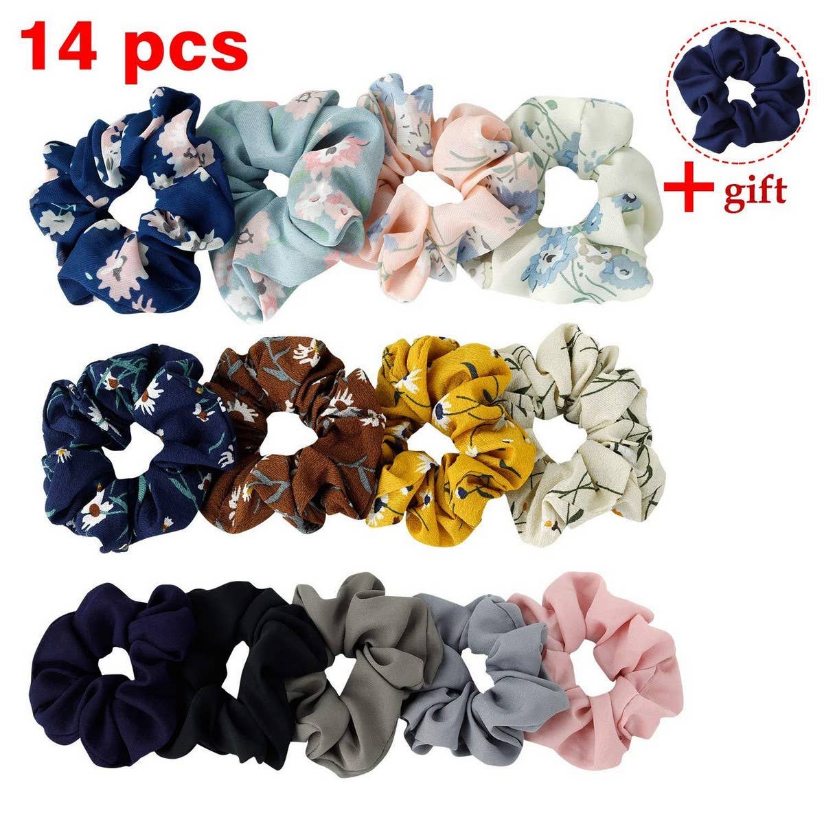 CHIFFON FABRIC HAIRBAND HAIR ACCESSORIES HAIR TIE