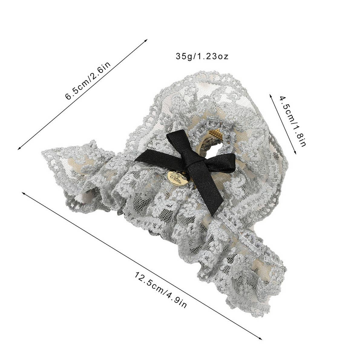 2024 NEW SIMPLE LACE BOW HAIRPIN_CWAHA1650