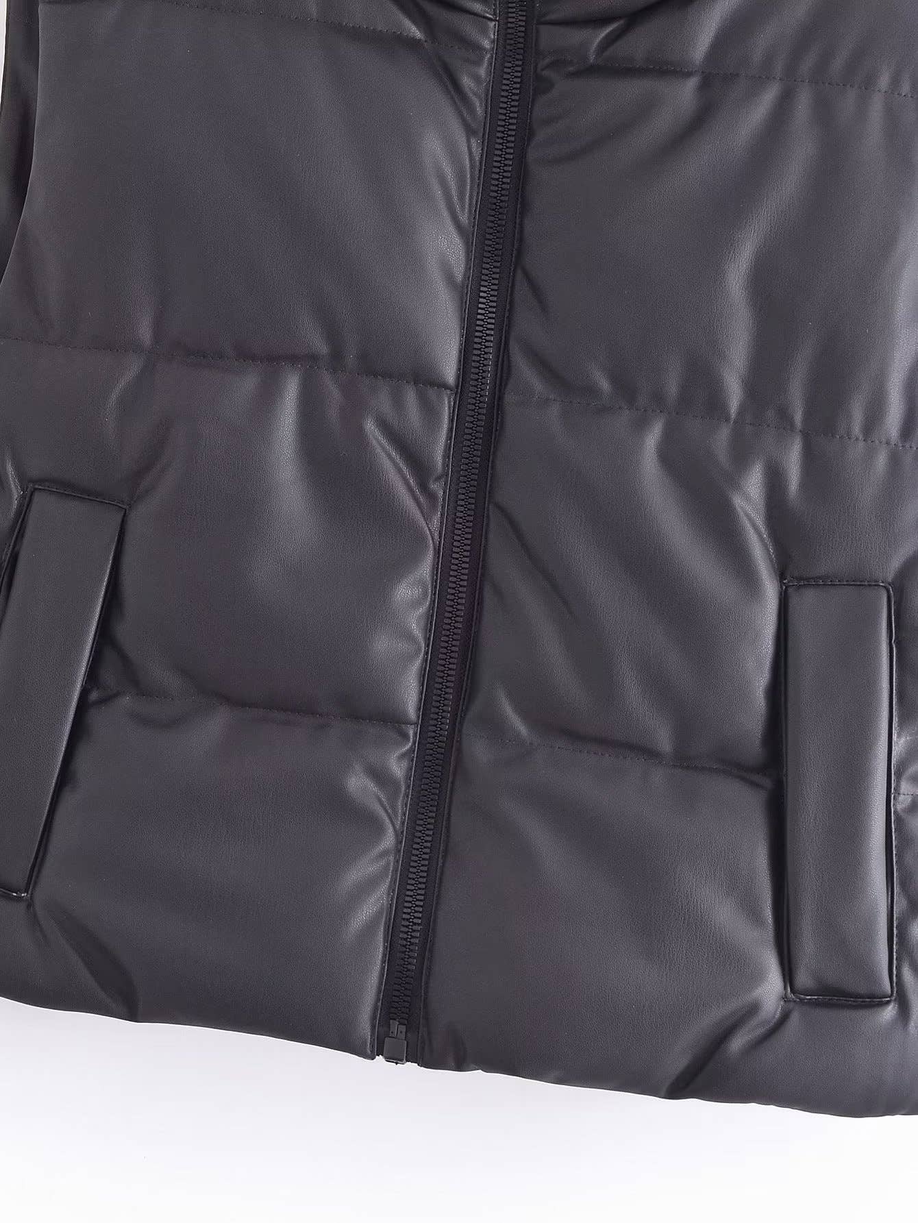 FASHION CASUAL LEATHER PADDED WAISTCOAT