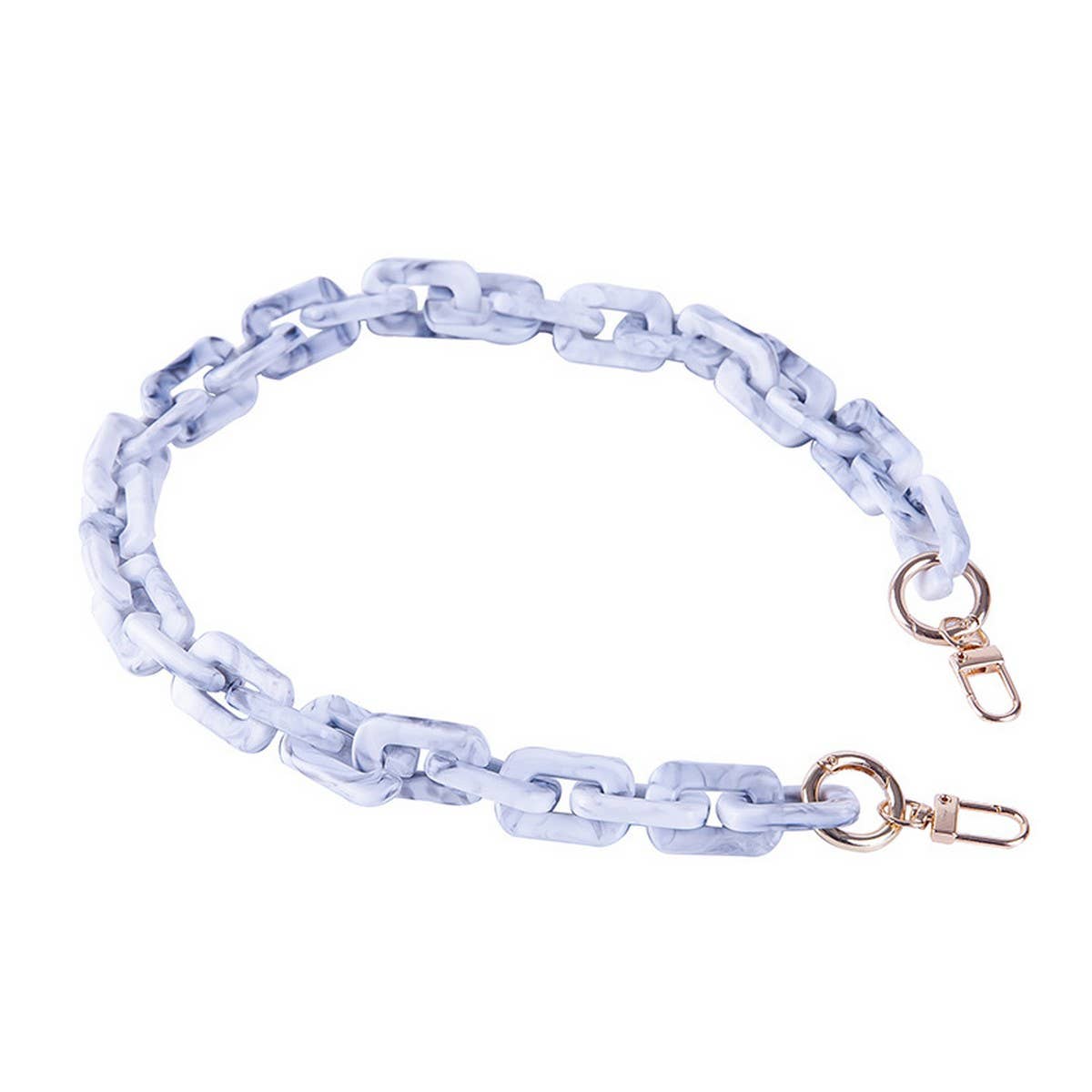 Acrylic Square Multi-Color Bag Chain,Bag Strap_CWMM5093