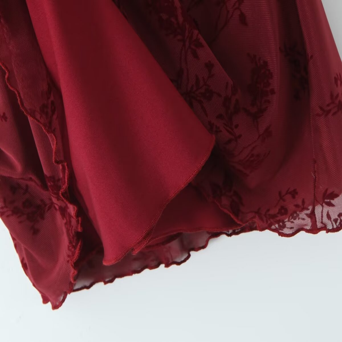 New Women??¢s Floral Velvet Tie Short Sleeve Dress_CWDMD5815