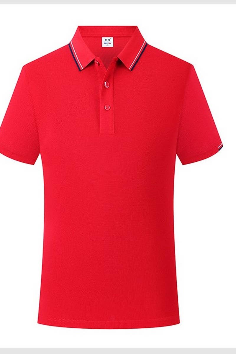 EASY CARE SOLID COLOR POLO SHIRT OFFICE VACATIONCWTBLS02454