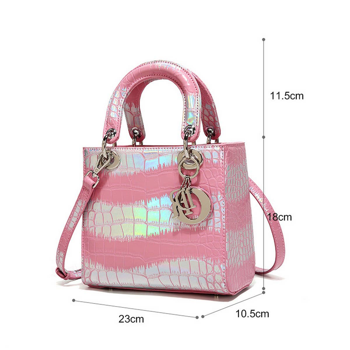 HIGH-QUALITY CROCODILE PATTERN WOMEN'S HANDBAG_CWAB3623
