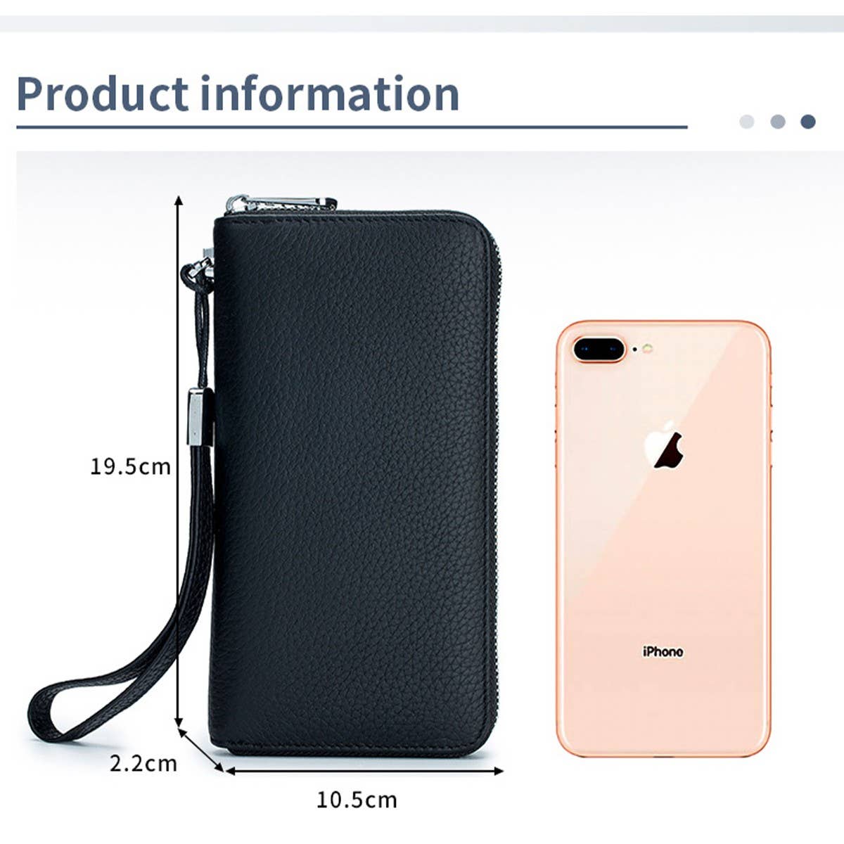 Long Leather Wallet ? Soft Handheld Clutch_CUAB00388