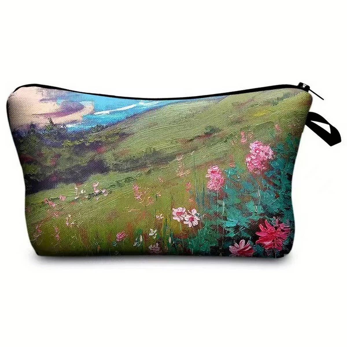 WOMEN OIL PAINTING PRINTED COSMETIC BAG_CWAB2268