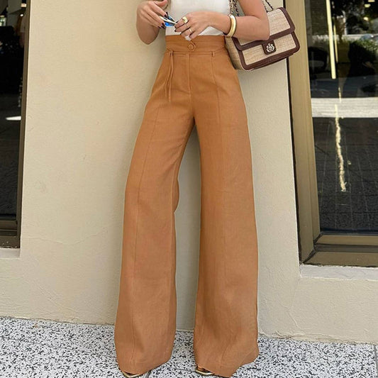 STYLISH COMMUTER CHIC CHIC HIGH-WAISTED PANTS