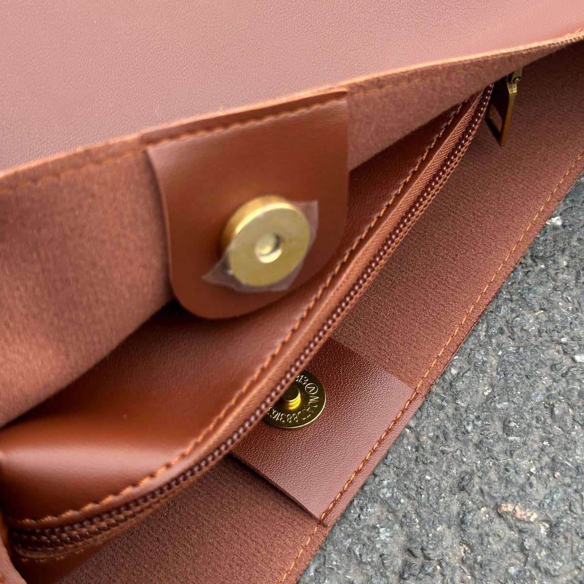 CWAB4831_CASUAL SIMPLE TWO-PIECE SHOULDER MESSENGER BAG