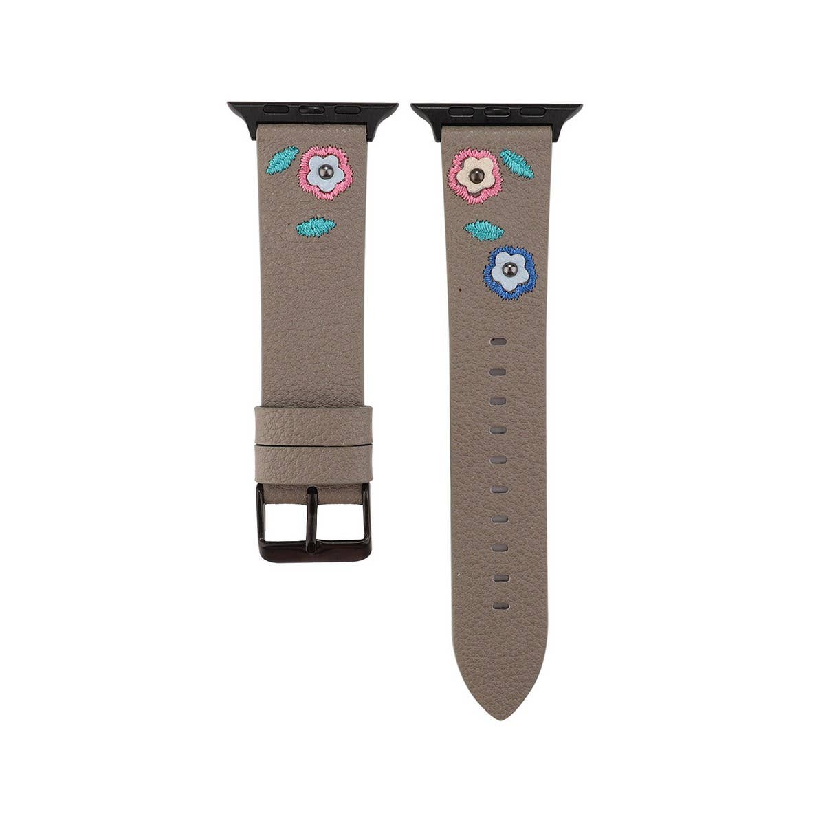 APPLE WATCH9-1 EMBROIDERED LEATHER STRAP_CWASC1540