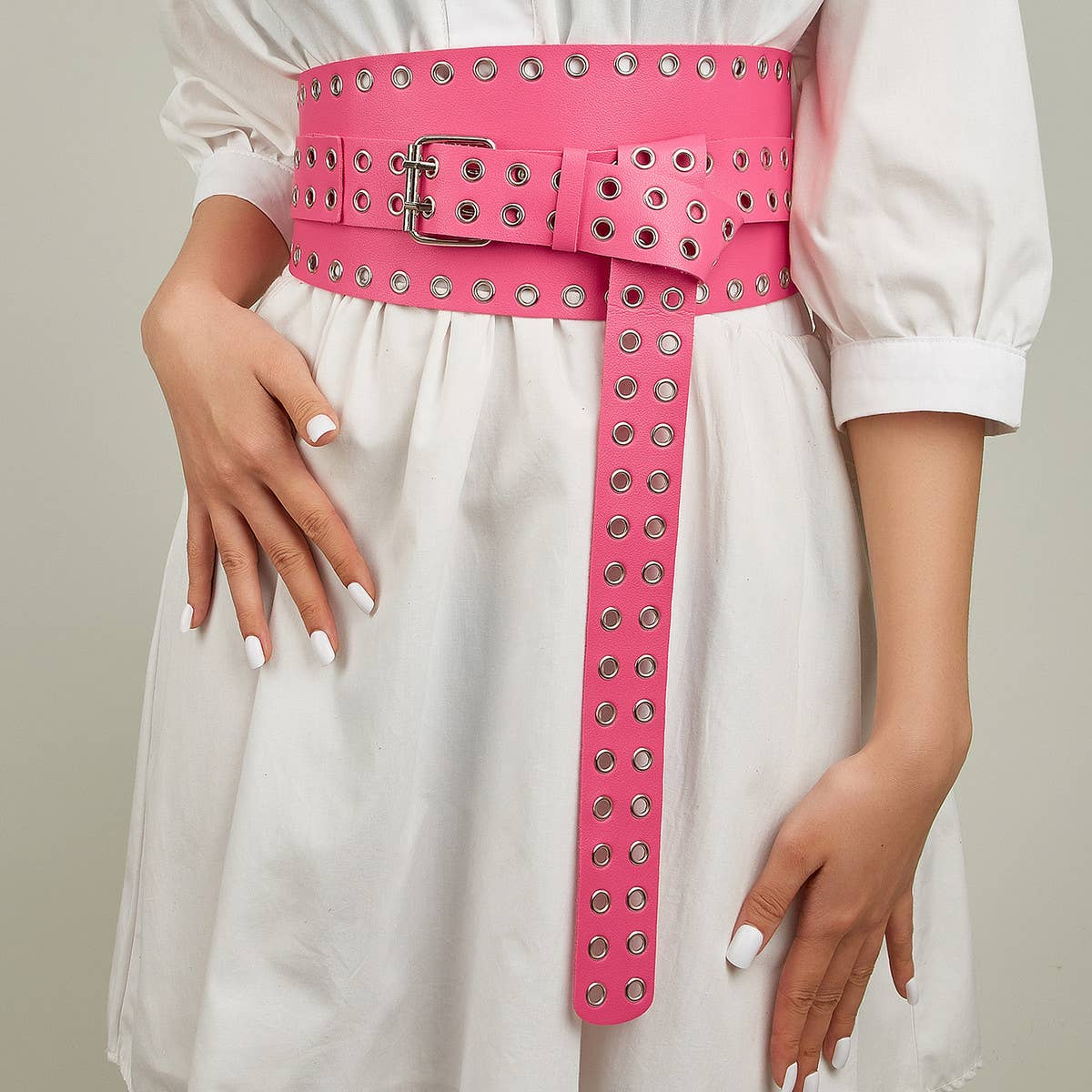 FASHIONABLE RETRO ELASTIC WAISTBAND_CWABE0283