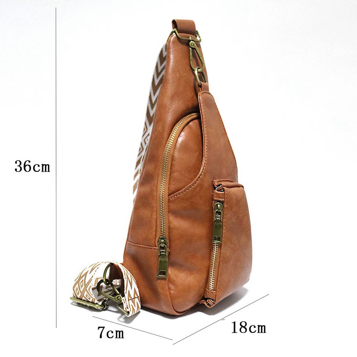 OUTDOOR SPORT TRAVEL RETRO WAIST BAG CROSSBODY BAG_CWAB1402