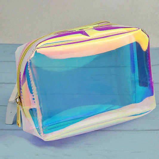 COLORFUL SQUARE TRANSPARENT COSMETIC BAG_CWAB1102