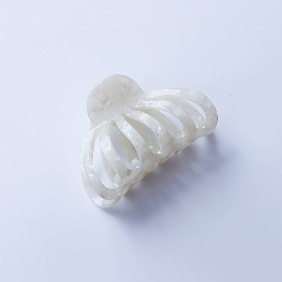 Pumpkin Hair Claw, 8.8cm Large Retro French Clip_CWAHA2610