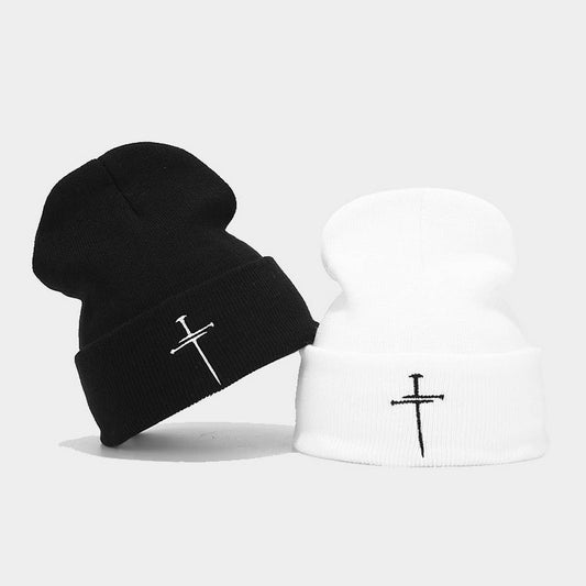 2024 NEW RETRO CROSS KNITTED HAT_CWAH1594