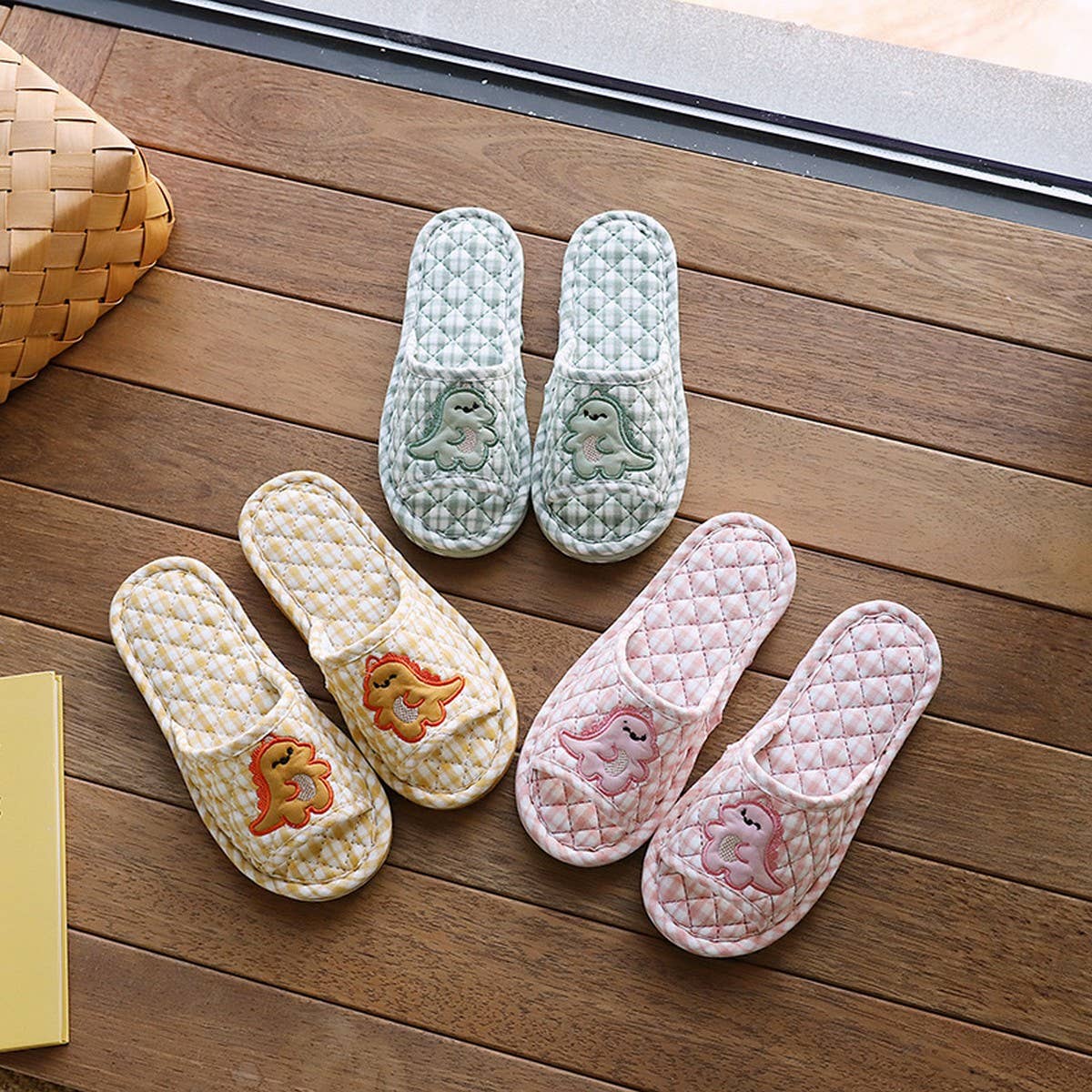 Thick Cotton Couple Slippers with Non-Slip Sole