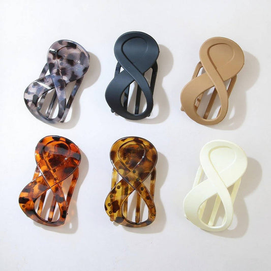 CWAHA07427_NO CREASE X SHAPE HAIR CLIP FOR WOMEN UPDO