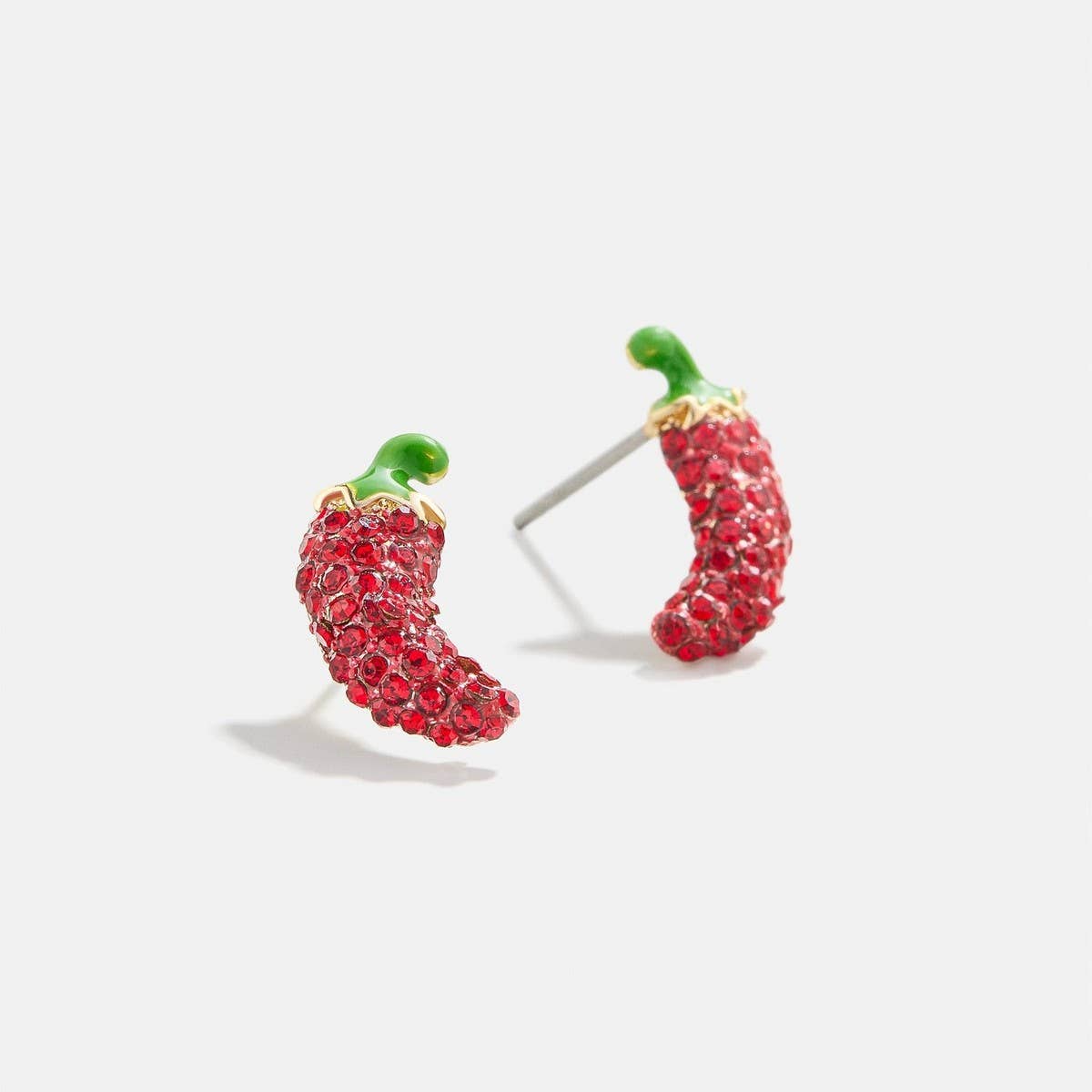 Summer Beach Fruit Stud Earrings Full CZ Copper_CWAJE5106