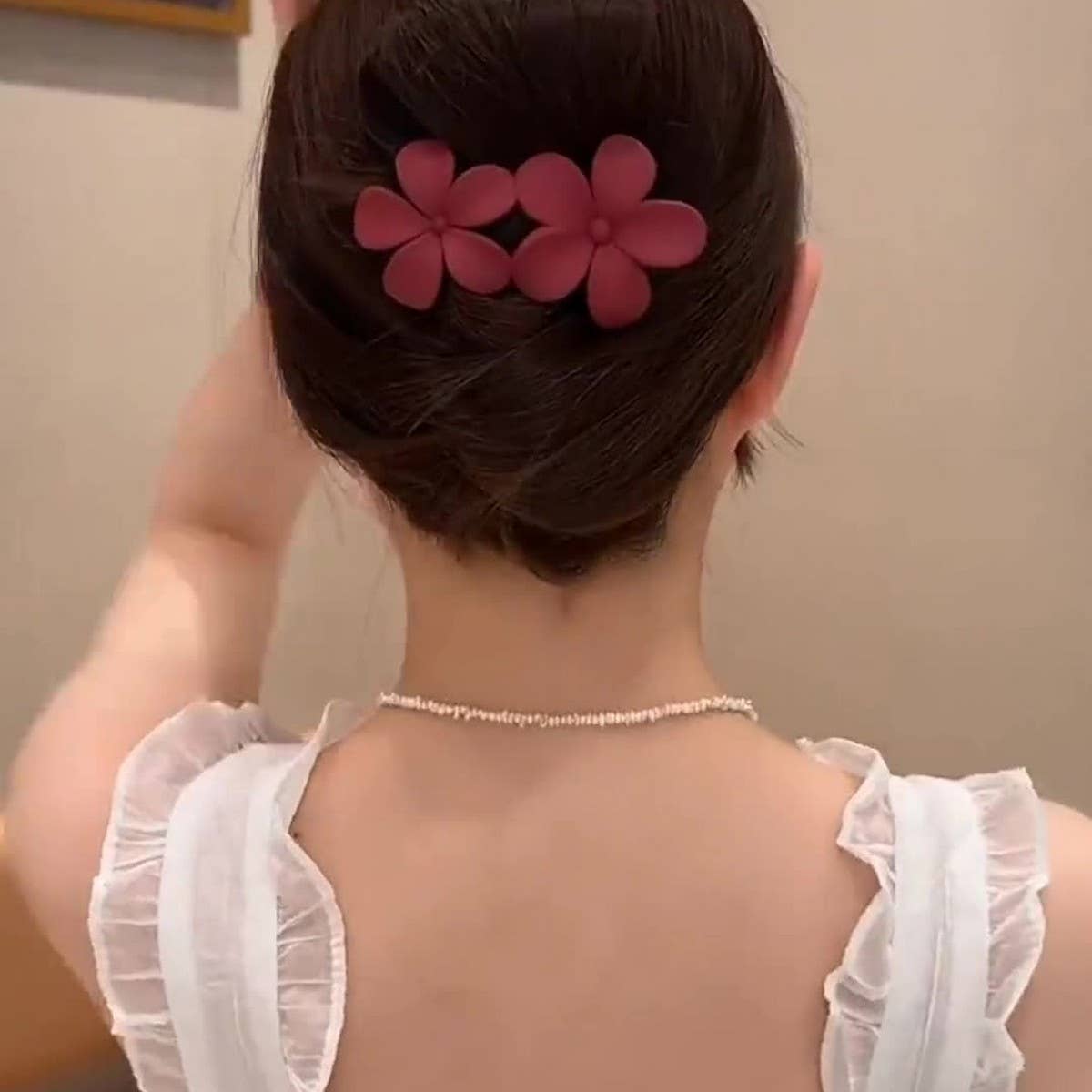 Butterfly & Flower Hair Clip ??œUpdo Accessory_CWMM5006