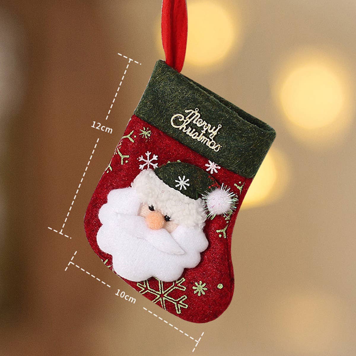 CWMM9344_CHRISTMAS SOCKS CHRISTMAS TREE PENDANT GIFT BAG