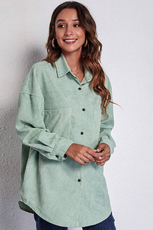 CWOCO1170_LOOSE CORDUROY DROPPED SHOULDER SHIRT JACKET