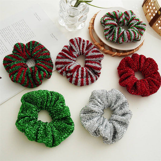 CHRISTMAS SIMPLE NEW HAIR SCRUNCHIES