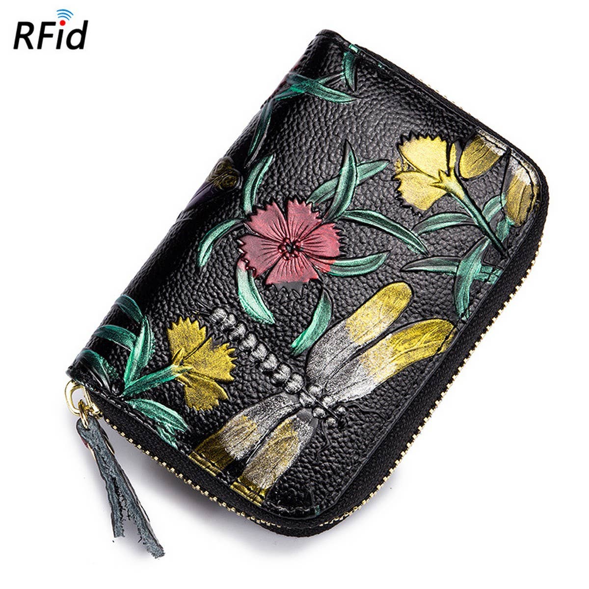 FASHION GENUINE LEATHER NFC MINI MULTI-CARD HOLDER_CWAB3876
