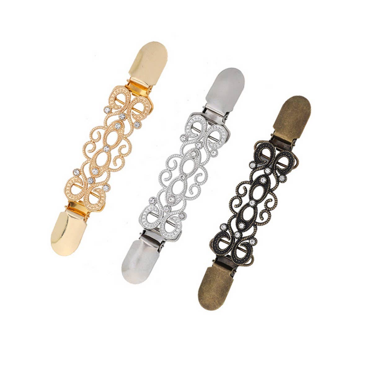 HOT SALE RETRO SHAWL CLIP FOR LADIES WITH DIAMONDS