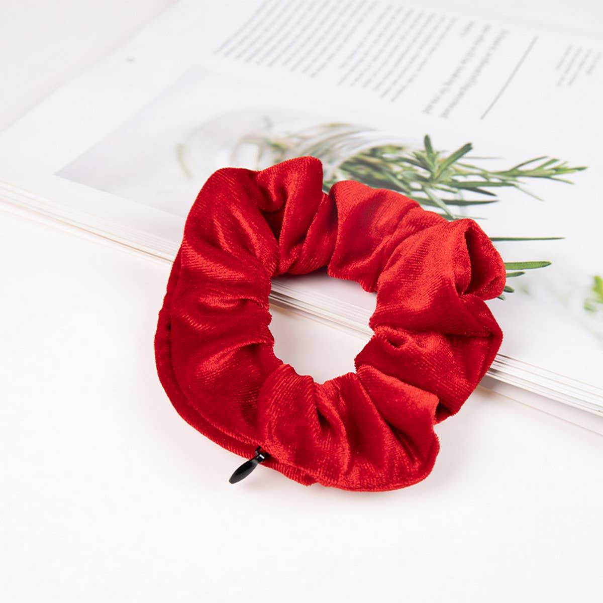 INVISIBLE ZIPPER LARGE INTESTINE HAIR TIE_CWAHA0868