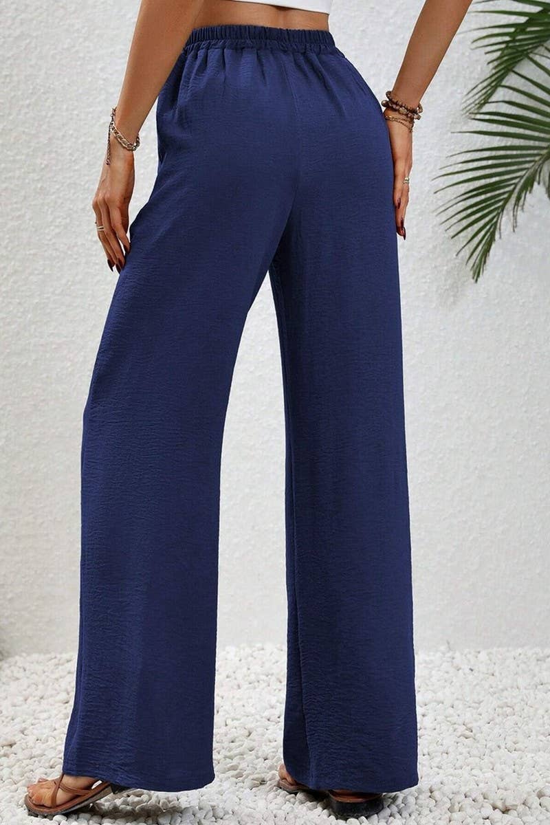 CWBLP1865_SPRING AND SUMMER CASUAL SOLID COLOR MOPPING PANTS