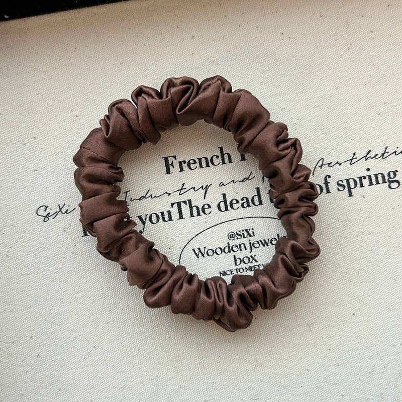 French-style fine hair rope made of mulberry silk