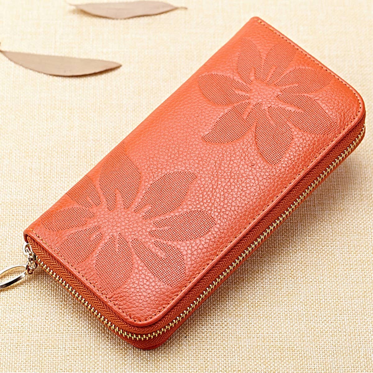TOP LAYER COWHIDE LADIES GENUINE LEATHER WALLET_CWAB3712