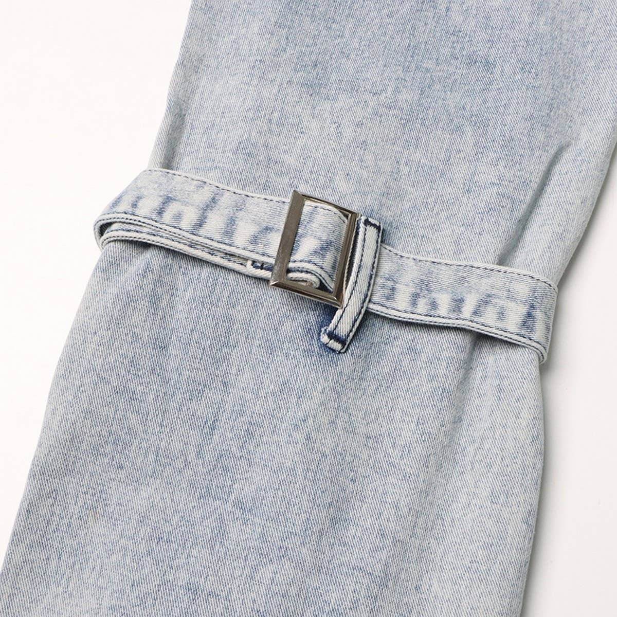 FASHION TRENDY ZIPPER SPLICING MULTI POCKET JEANS_CWJP0195