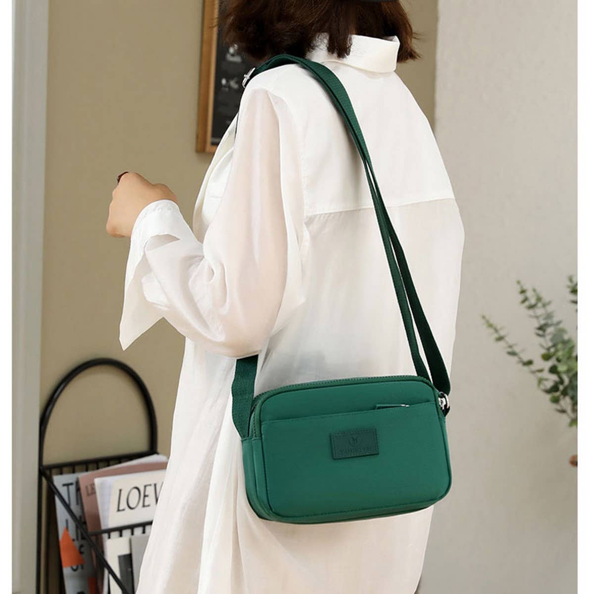 MULTI-POCKET CASUAL CANVAS SHOULDER CROSSBODY BAG_CWAB3518