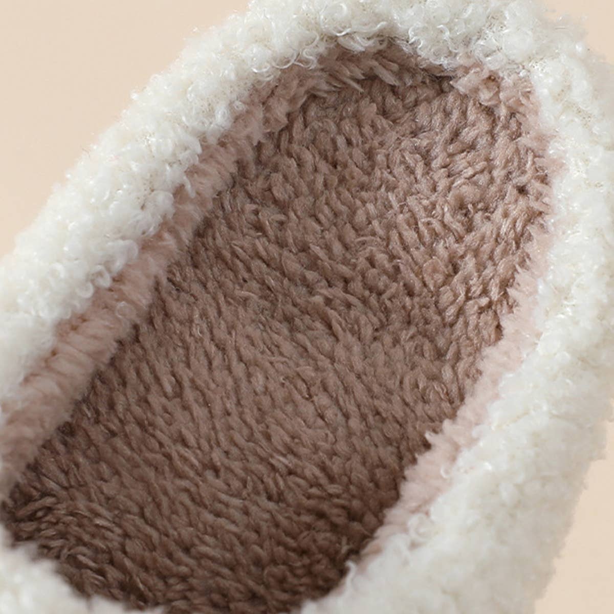 HOME LOVE PATTERN NON-SLIP COTTON SLIPPERS