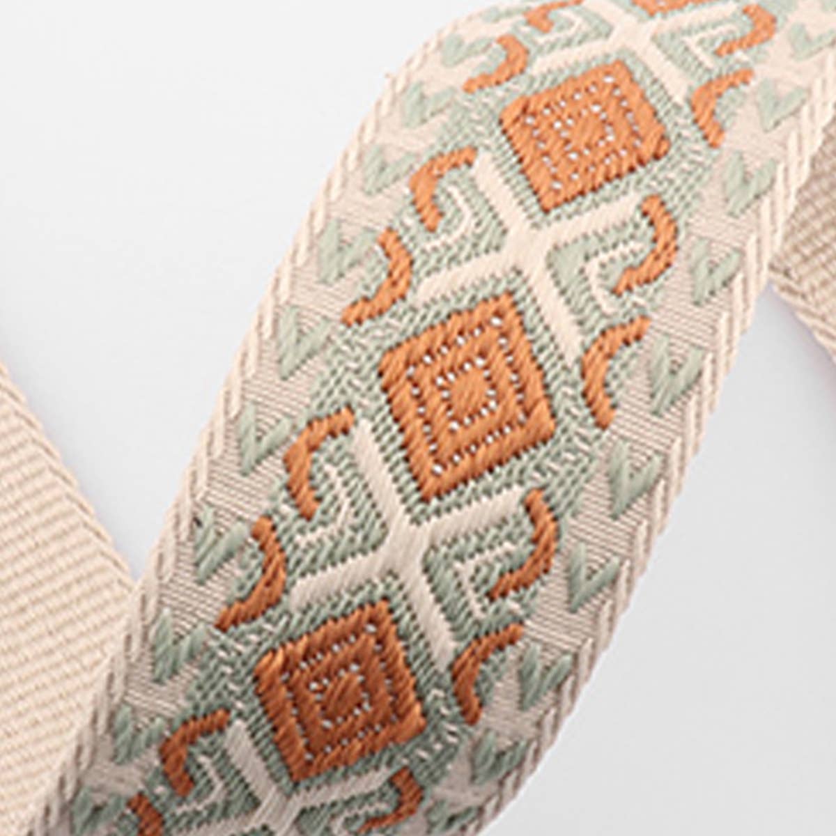 NEW FLORAL EMBROIDERED BAG STRAP