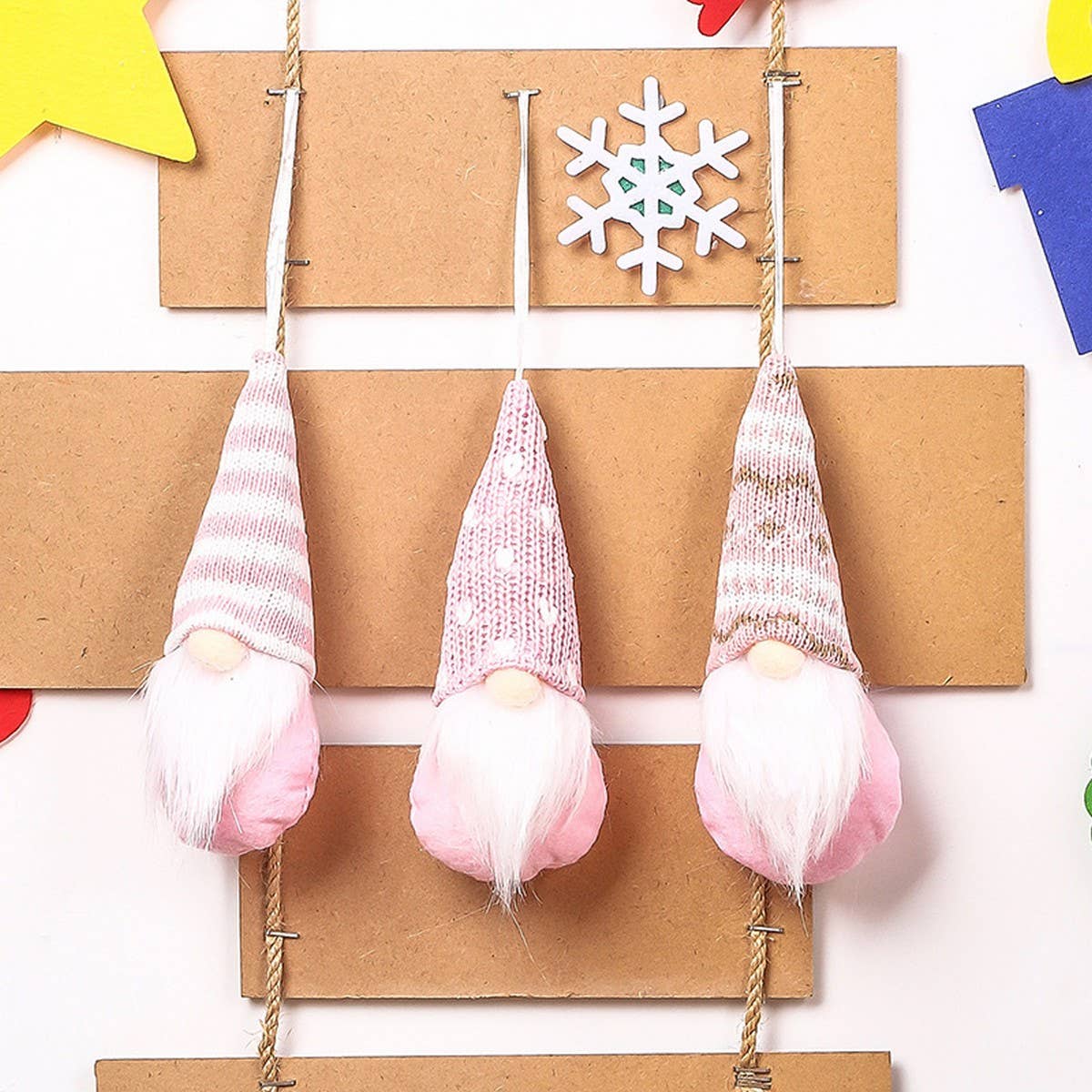 CHRISTMAS DECORATIONS KNITTED SMALL PENDANTS