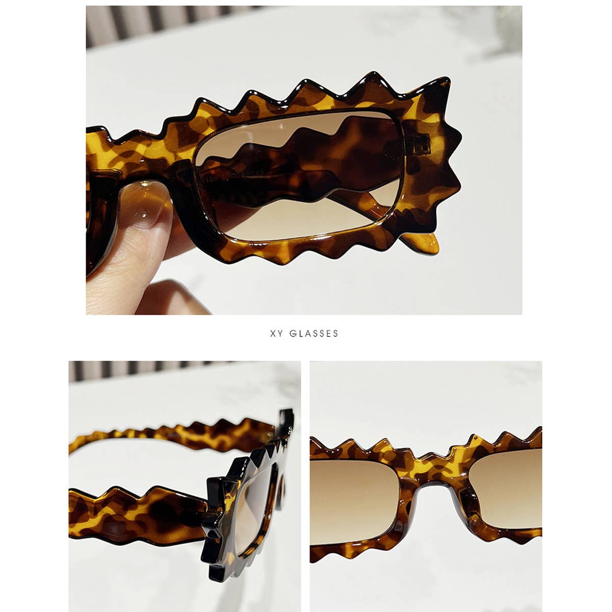 PERSONALIZED LACE IRREGULAR SUNGLASSES_CWASG0416