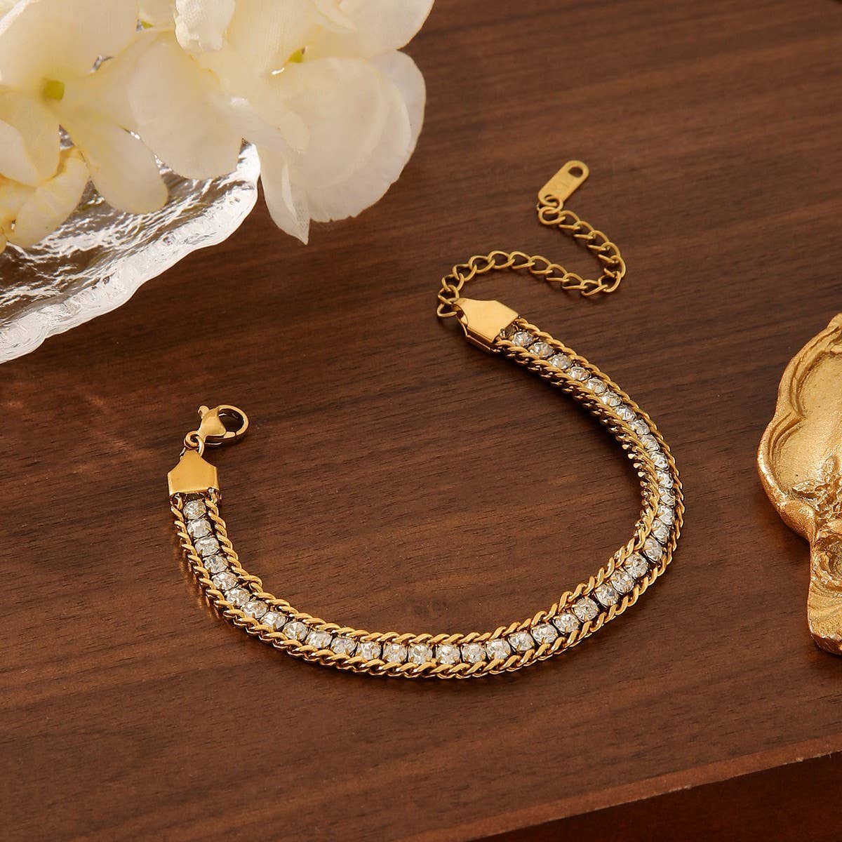 COLORFUL DIAMOND SNAKE BRACELET