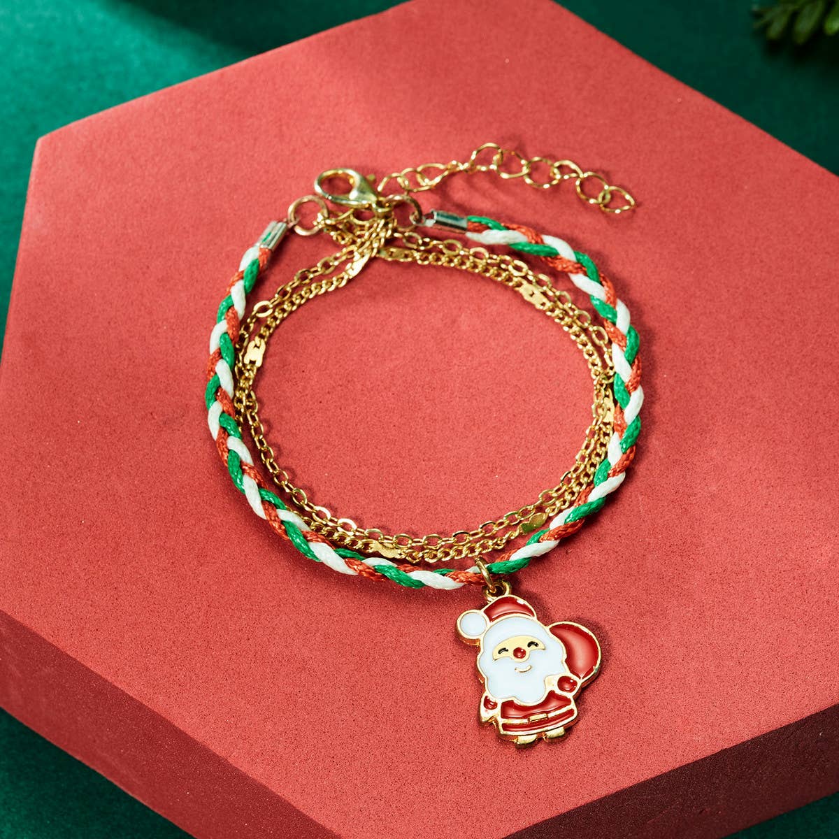 CHRISTMAS HANDMADE CHAIN BRACELET