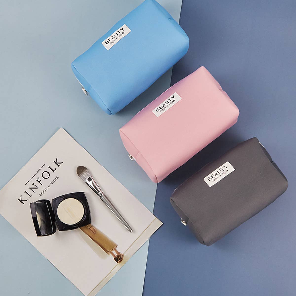 LARGE CAPACITY STORAGE BAG ZIPPER MAKEUP BAG_CWAB1443