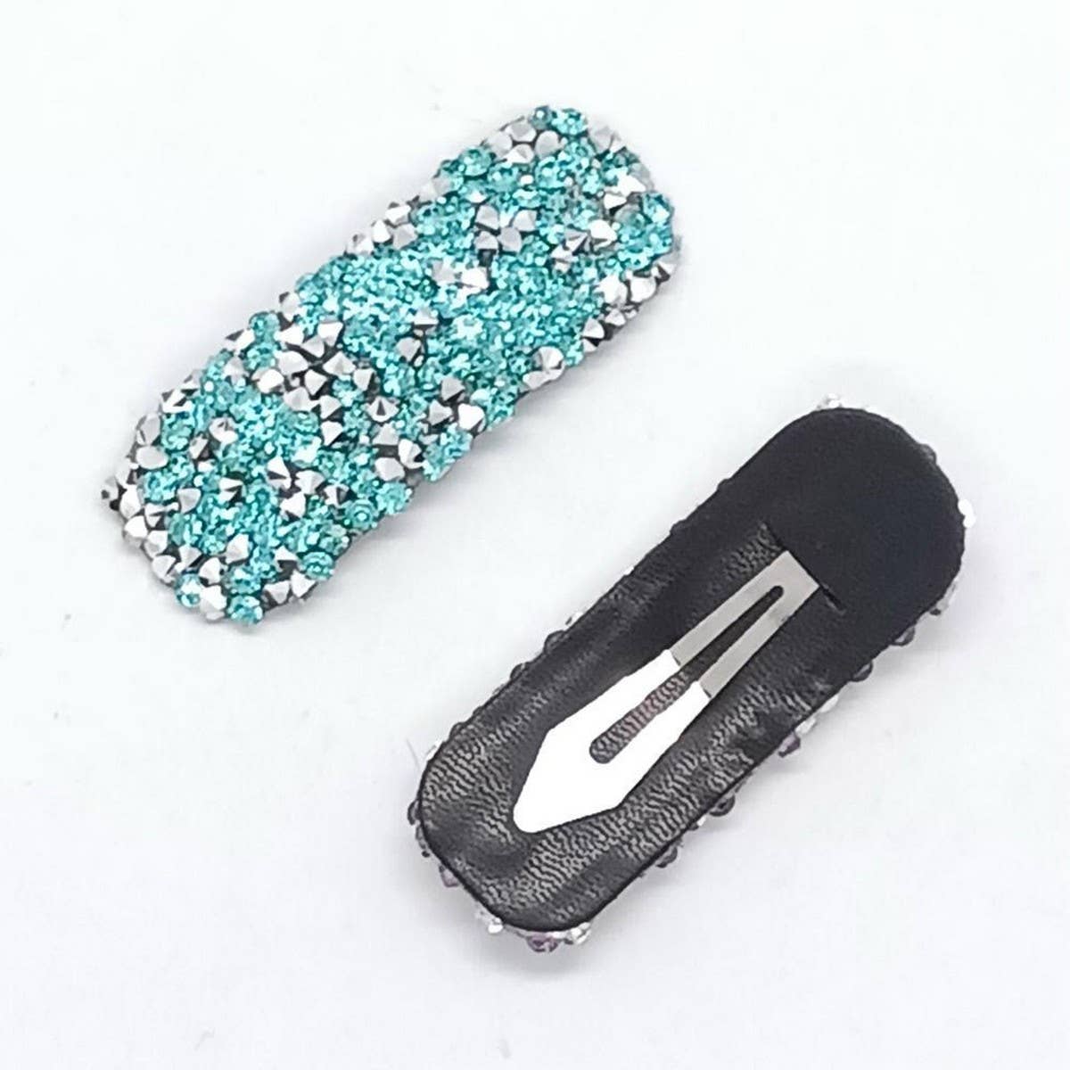 Fresh Sweet Silver Full Rhinestone Side Clip