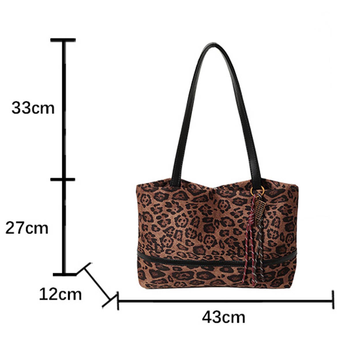 Personalized retro large-capacity tote bag