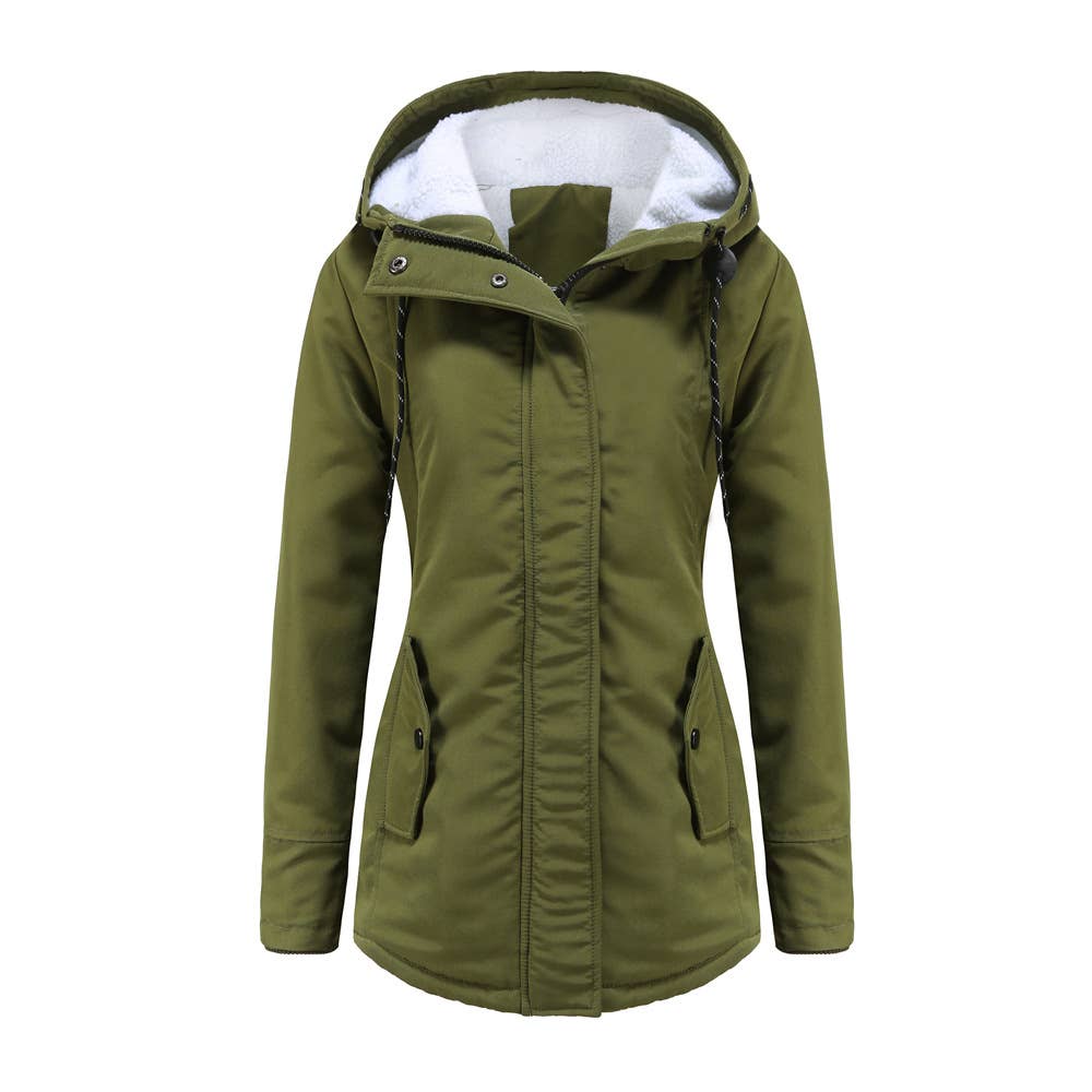 LAMB WOOL PADDED JACKET WOMEN'S PADDED JACKET