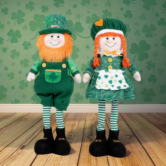 ST. PATRICK'S DAY DOLL GREEN DECORATIONS_CWMM3451