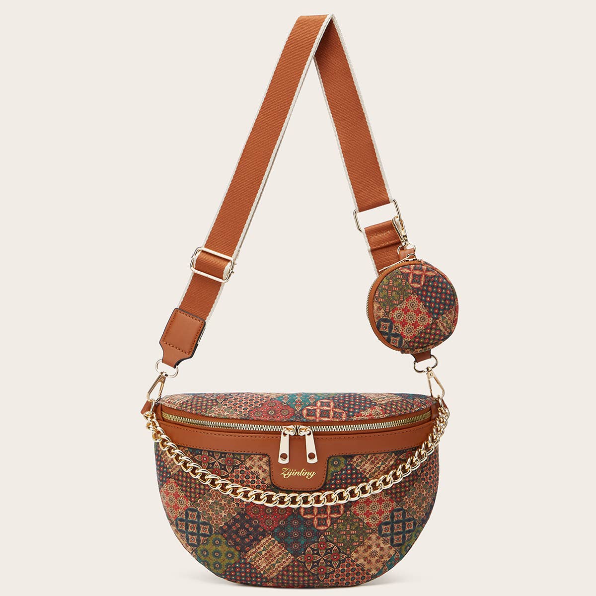 2024 NEW CLASSIC PRINTED OBLIQUE SHOULDER BAG_CWAB2647