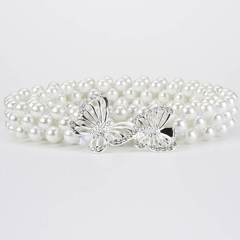 High-end princess-style pearl waist chain