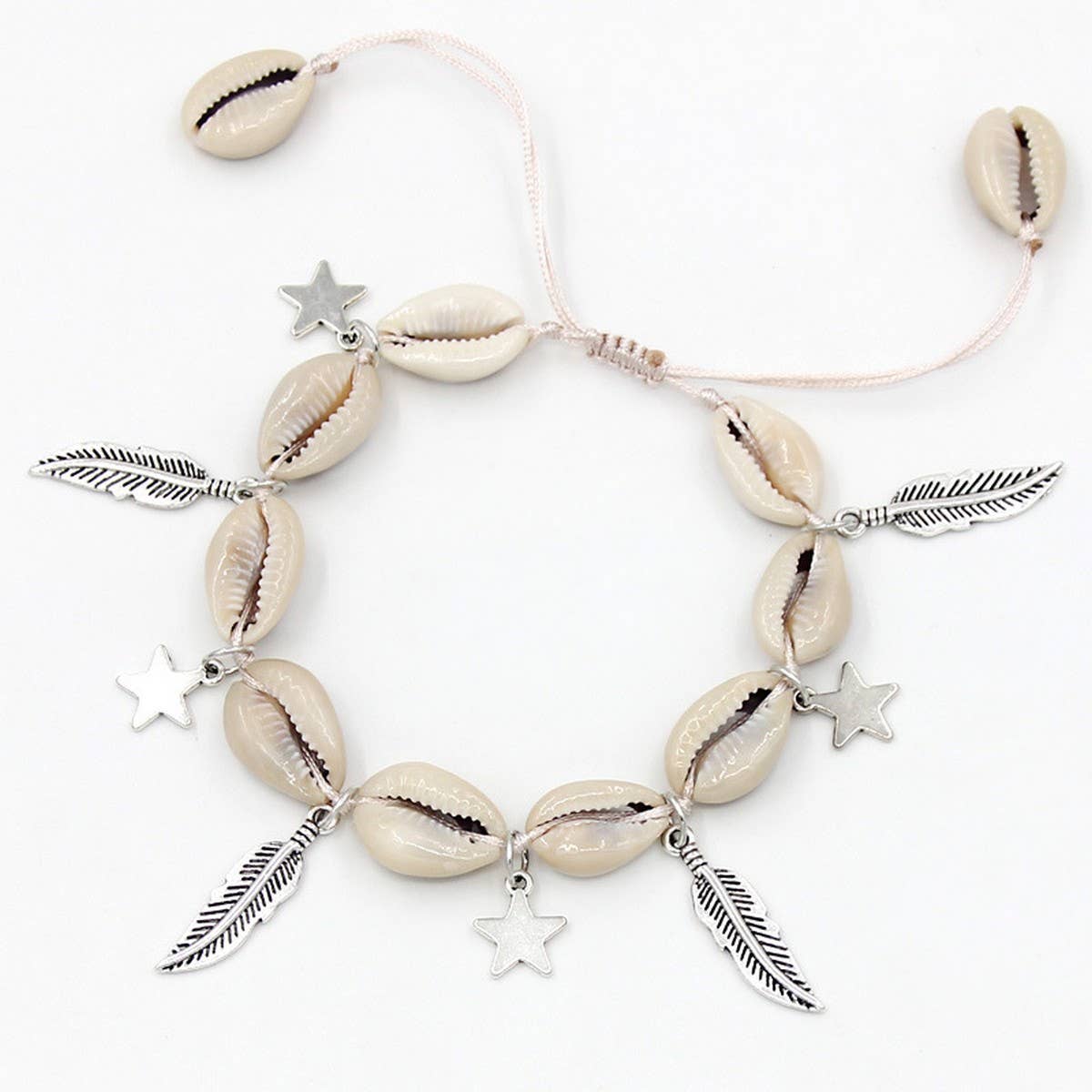 ETHNIC ADJUSTABLE BOHEMIAN SHELL BRACELET