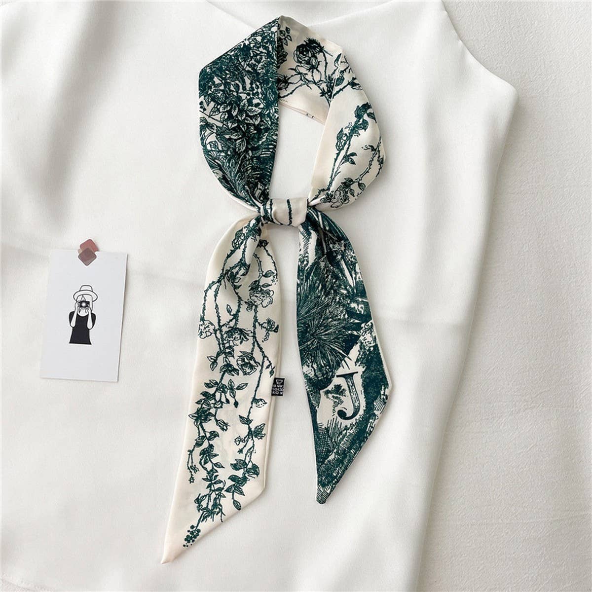 LETTER CREATIVE DOUBLE-LAYER HAIRBAND HEAD SCARF